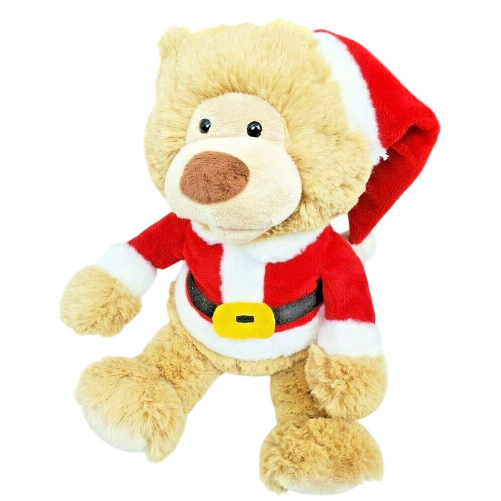 Twas the Night Before Christmas Plush Santa Bear Animated Talking Sound Motion